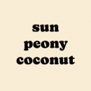 Sun Peony Coconut